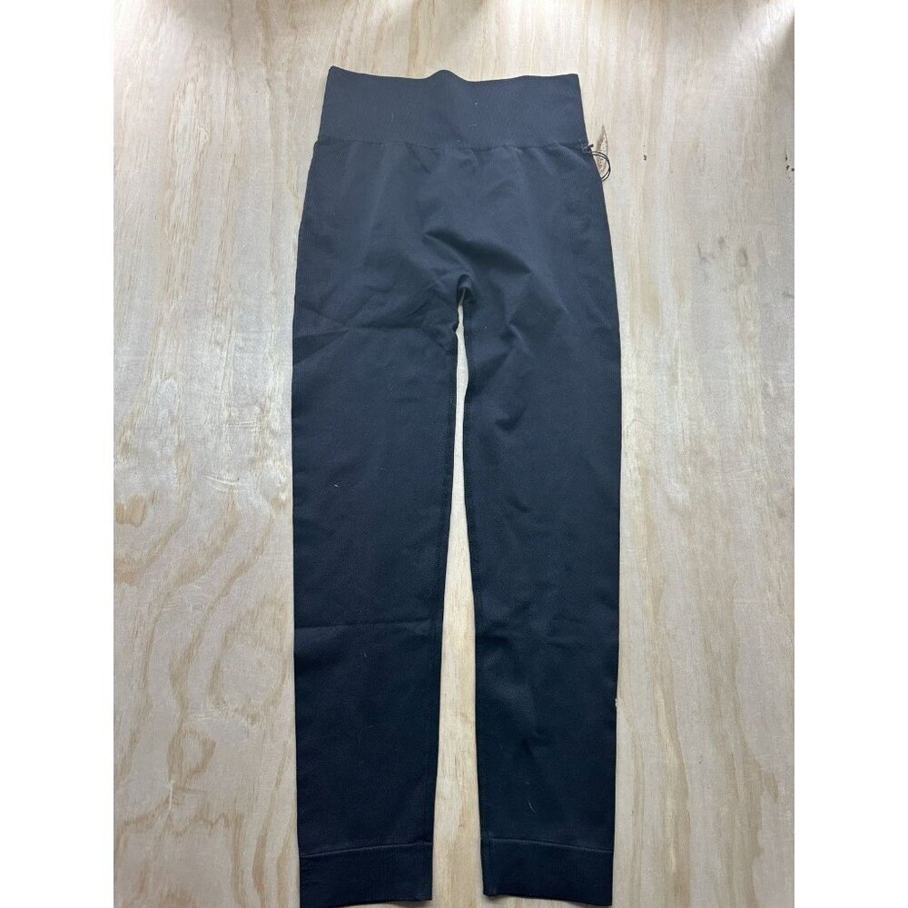 We Wore What Seamless Leggings Circular Knit Black M NWTs $98
